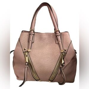 Elegant Pink faux Leather Tote Bag Jessica Simpson